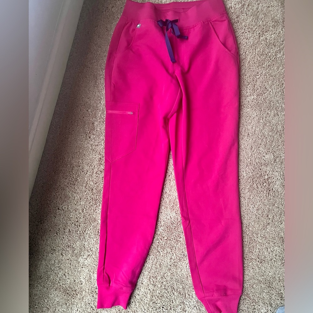 Figs Zamora Jogger Scrub Pants Ultra Rose XXS